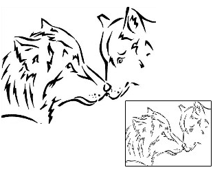 Wolf Tattoo Tattoo Styles tattoo | J6F-00144