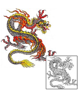 Dragon Tattoo Mythology tattoo | J7F-00014