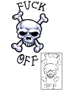 Skull Tattoo Horror tattoo | J7F-00069