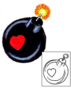 Bomb Tattoo J7F-00091