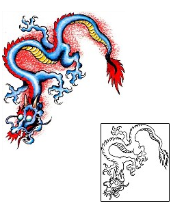 Dragon Tattoo Mythology tattoo | J7F-00101