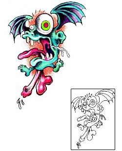 Monster Tattoo Horror tattoo | J7F-00104