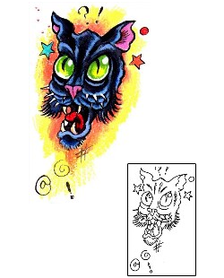 Panther Tattoo Animal tattoo | J7F-00106