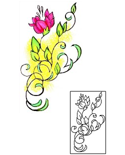 Picture of Plant Life tattoo | J7F-00111