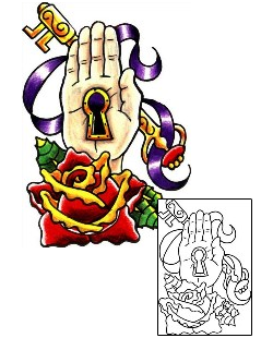 Hand Tattoo Specific Body Parts tattoo | J8F-00018