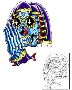 Day of the Dead Tattoo Religious & Spiritual tattoo | J8F-00029