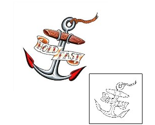 Picture of Hold Fast Anchor Tattoo