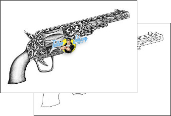 Gun Tattoo jaf-00041