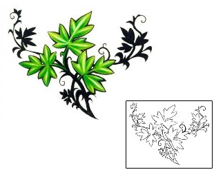 Picture of Leaf Trio Tattoo