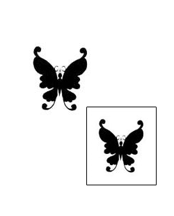Black Ink Tattoo Anisha Butterfly Tattoo