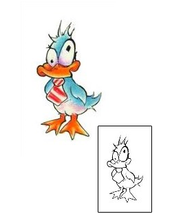 Cartoon Tattoo Darrin Duck Tattoo