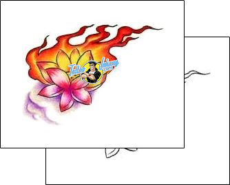 Fire – Flames Tattoo lotus-tattoos-jason-blanton-jbf-00037