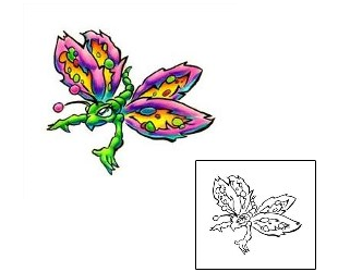 Picture of Dora Butterfly Tattoo