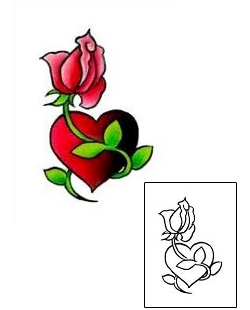 Rose Tattoo Heart Wrap Tattoo