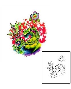 Flower Tattoo Cosmic Vine Tattoo