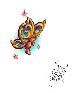 Picture of Belaney Butterfly Tattoo
