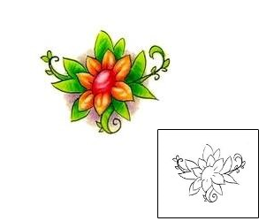 Picture of Freeda Flower Tattoo