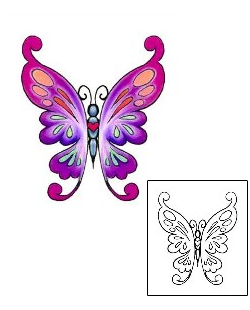 Picture of Balbina Butterfly Tattoo