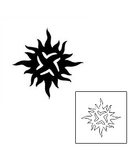 Sun Tattoo Tattoo Styles tattoo | JDF-00001