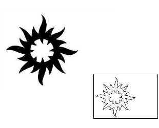 Sun Tattoo Tattoo Styles tattoo | JDF-00017