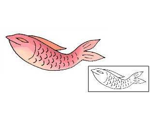 Fish Tattoo Marine Life tattoo | JFF-00015