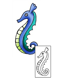 Seahorse Tattoo Tattoo Styles tattoo | JFF-00056