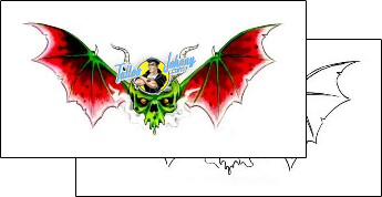 Wings Tattoo horror-tattoos-joe-gerkin-jgf-00064