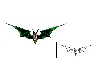 Bat Tattoo Specific Body Parts tattoo | JGF-00121