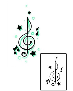 Music Tattoo Miscellaneous tattoo | JGF-00167