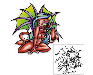 Devil - Demon Tattoo Tattoo Styles tattoo | JHF-00066