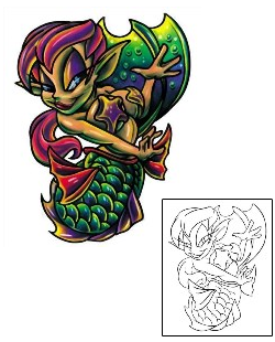 Mermaid Tattoo Tattoo Styles tattoo | JHF-00112