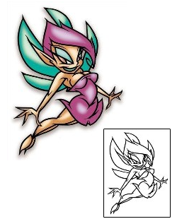 Cartoon Tattoo Ethelyn Fairy Tattoo