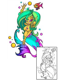 Mermaid Tattoo Tattoo Styles tattoo | JHF-00158