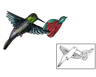 Hummingbird Tattoo For Women tattoo | JIF-00010