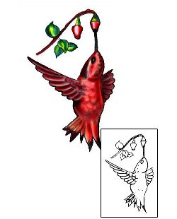 Hummingbird Tattoo For Women tattoo | JIF-00017