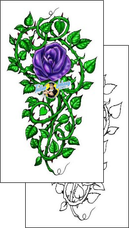 Flower Tattoo plant-life-flowers-tattoos-john-bergin-jif-00039