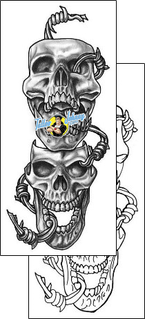 Skull Tattoo comedy-tragedy-mask-john-bergin-jif-00060