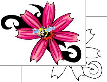 Flower Tattoo plant-life-flowers-tattoos-jennifer-james-jjf-00010