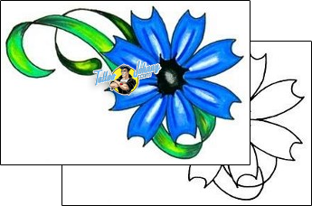Flower Tattoo plant-life-flowers-tattoos-jennifer-james-jjf-00016