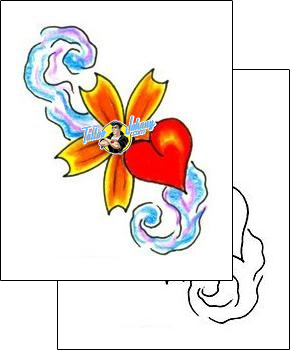 Heart Tattoo flower-tattoos-jennifer-james-jjf-00048