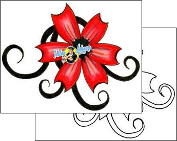Flower Tattoo plant-life-flowers-tattoos-jennifer-james-jjf-00067
