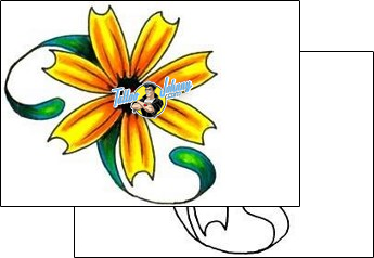 Flower Tattoo plant-life-flowers-tattoos-jennifer-james-jjf-00075