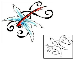 Dragonfly Tattoo Insects tattoo | JJF-00077