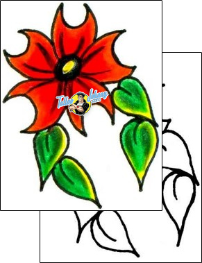 Flower Tattoo plant-life-flowers-tattoos-jennifer-james-jjf-00119