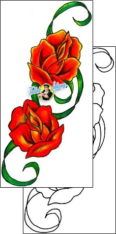 Flower Tattoo plant-life-flowers-tattoos-jennifer-james-jjf-00130