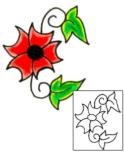 Picture of Plant Life tattoo | JJF-00150