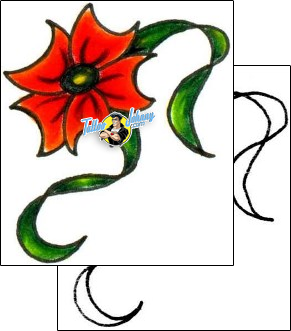 Flower Tattoo plant-life-flowers-tattoos-jennifer-james-jjf-00161