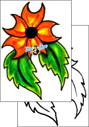 Flower Tattoo plant-life-flowers-tattoos-jennifer-james-jjf-00163