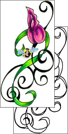 Flower Tattoo plant-life-flowers-tattoos-jennifer-james-jjf-00167