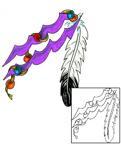 Feather Tattoo Miscellaneous tattoo | JJF-00177